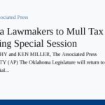 Oklahoma lawmakers to mull tax cuts during special session