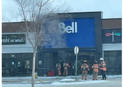 Nearly 30 personnel respond to Red Deer store fire on Christmas Day
