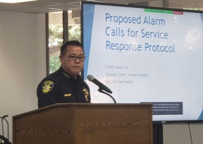 Vallejo residents discuss new police plan to stop responding to many alarm calls