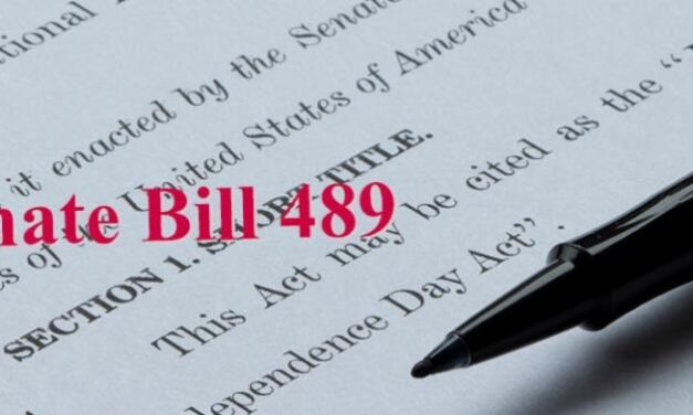 What do you know about Senate Bill 489?
