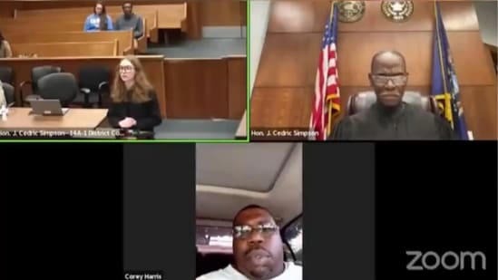 Michigan man with suspended license joins court Zoom call while driving, netizens say ‘did he drive himself to jail?’