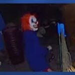 Video: Security Camera Busts Creepy Clown Burglarizing Nashville Business