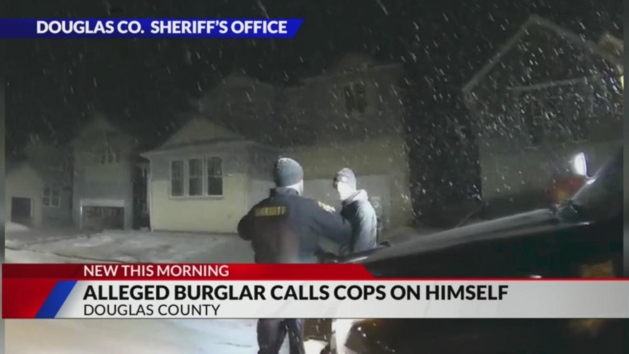 Accused Burglar Calls 911 On Himself